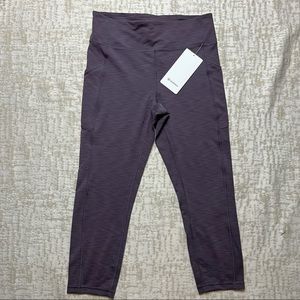 NWT lululemon invigorate high rise crop 23”